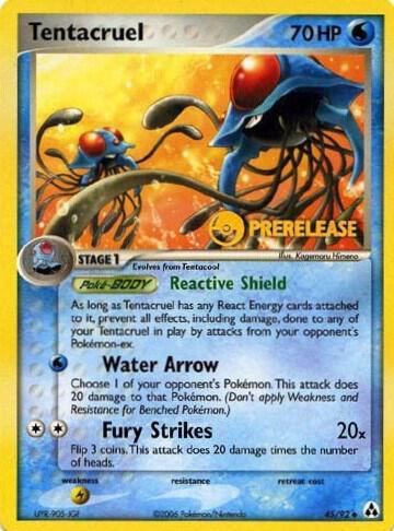 Legend Maker Tentacruel [Prerelease] Pokémon card